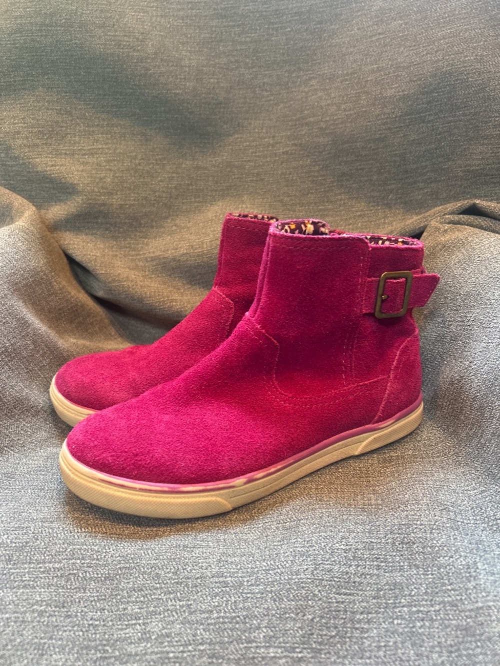 Lands End pink suede boots - Picture 3 of 3